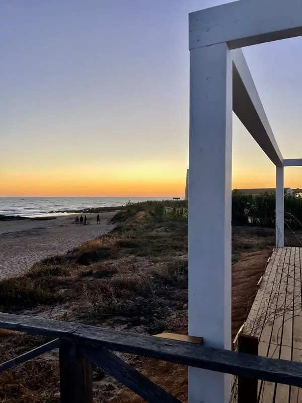 Beach restaurant on the Costa de la Luz